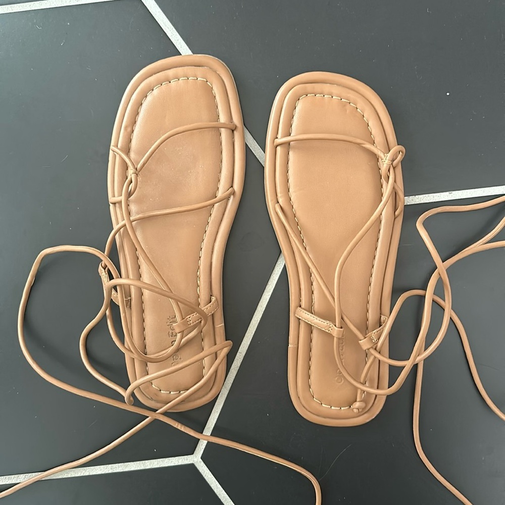 Open Edit Strappy Sandals